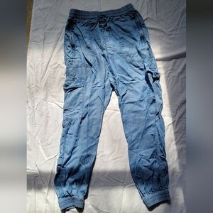 Women's Blue Cargo Pants